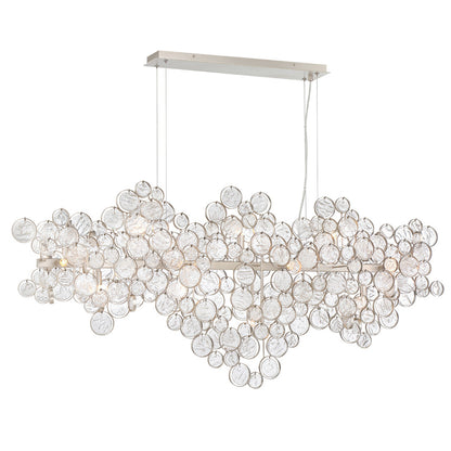 Mirella Trento Clustered Glass Linear Chandelier - Richardrider