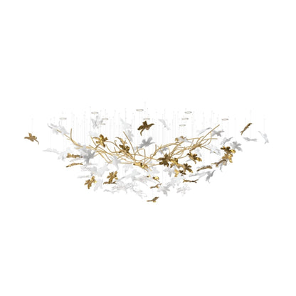 Vine Meteor Shower Crystal Spiral Chandelier