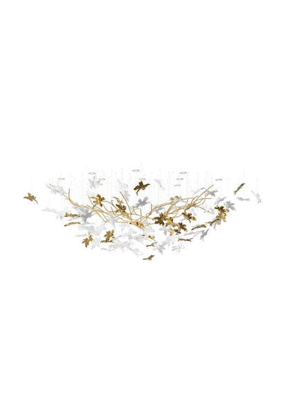 Vine Meteor Shower Crystal Spiral Chandelier