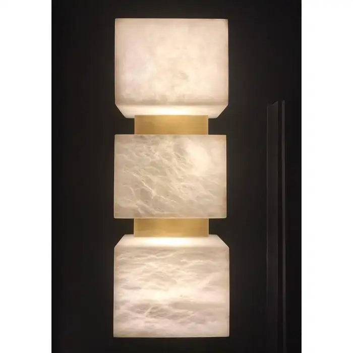 Alabaster Cubes Wall Sconce - Richardrider