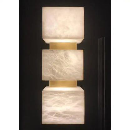 Alabaster Cubes Wall Sconce - Richardrider