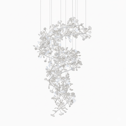 Gingko Ceramic Branch Chandelier Q