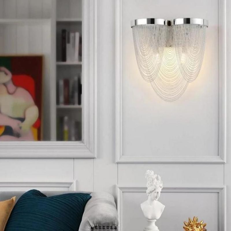 Aluminum Chain Tassel Wall Sconce - Richardrider