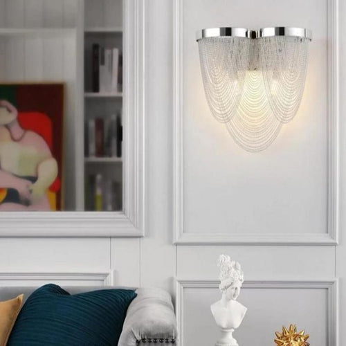 Aluminum Chain Tassel Wall Sconce - Richardrider