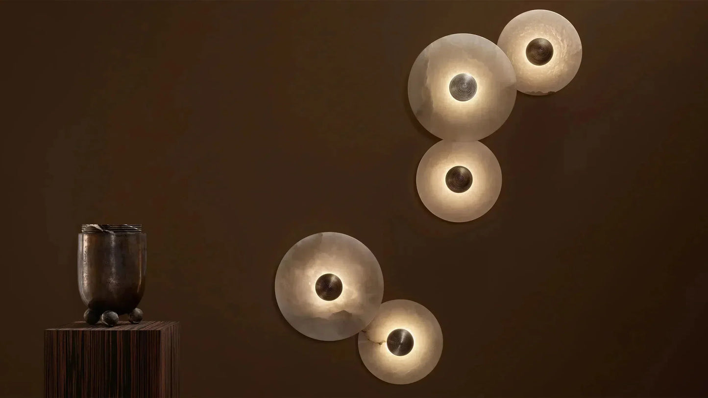Alabaster Flushmount Wall Sconce - Richardrider