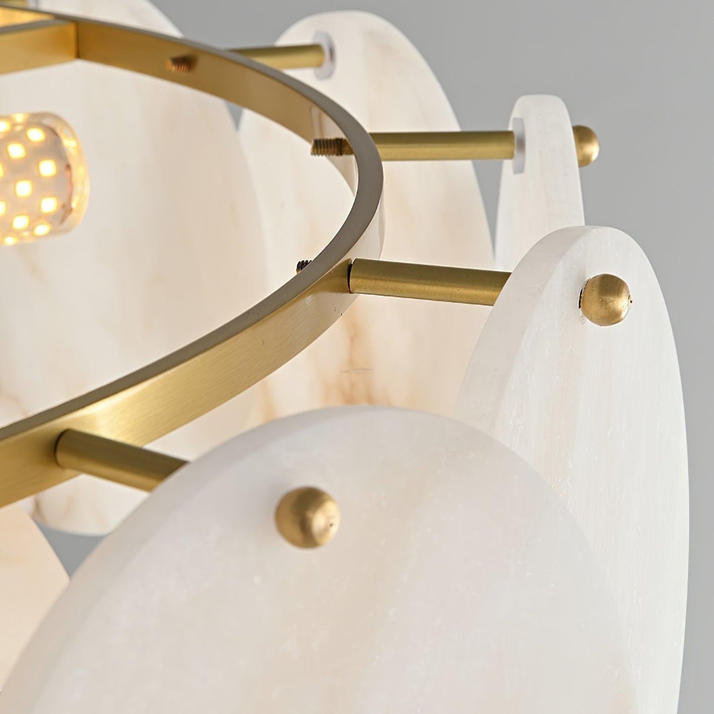 Alabaster Shell Brass Chandelier with 2/3/4/5/6 layer - Richardrider