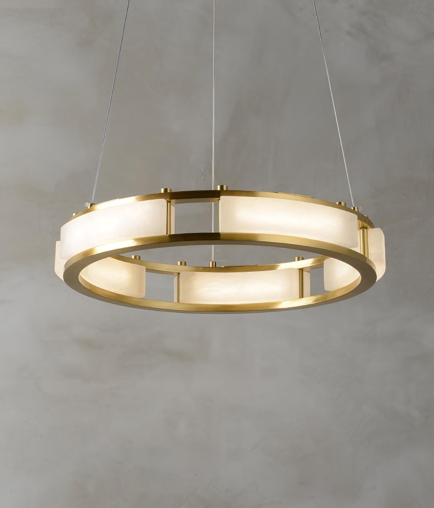 Qatar Alabaster Round Chandelier - Richardrider