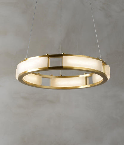 Qatar Alabaster Round Chandelier - Richardrider