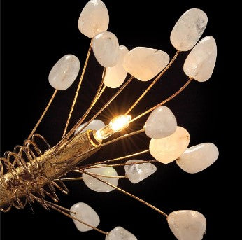 Branch Halogen Crystal Waterfalls Chandelier 50"W - Richardrider