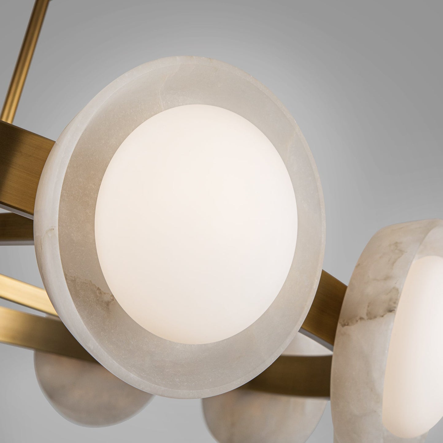 Sylenar LED Chandelier Steel & Aluminum & Glass 50.5"D