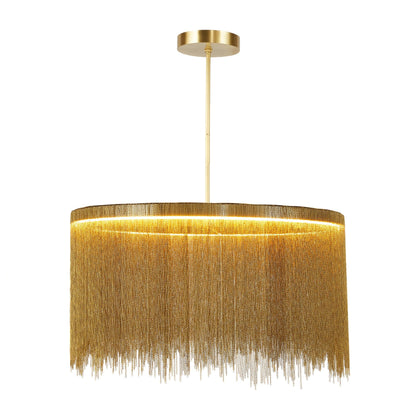 Lunouvra LED Chandelier Iron 38"D