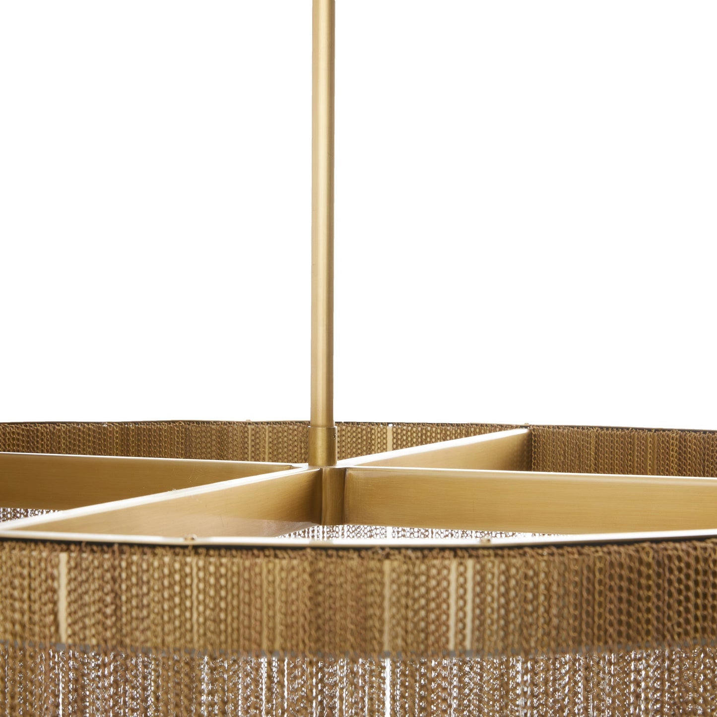 Lunouvra LED Chandelier Iron 38"D
