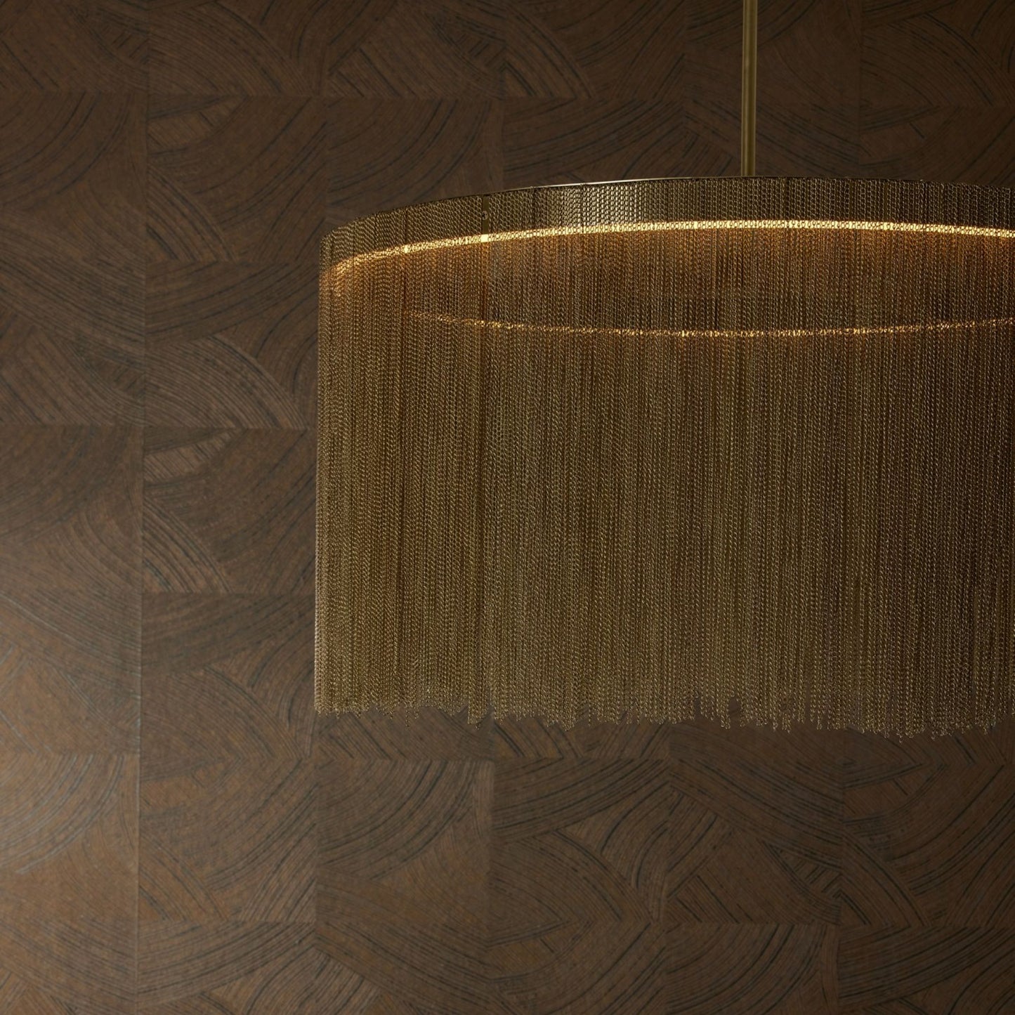 Lunouvra LED Chandelier Iron 38"D