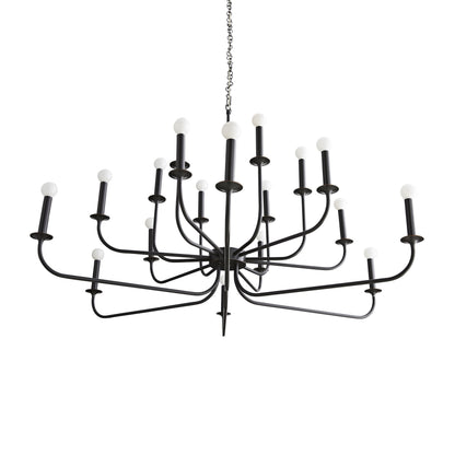 Kaiouvra Chandelier Steel 52"D