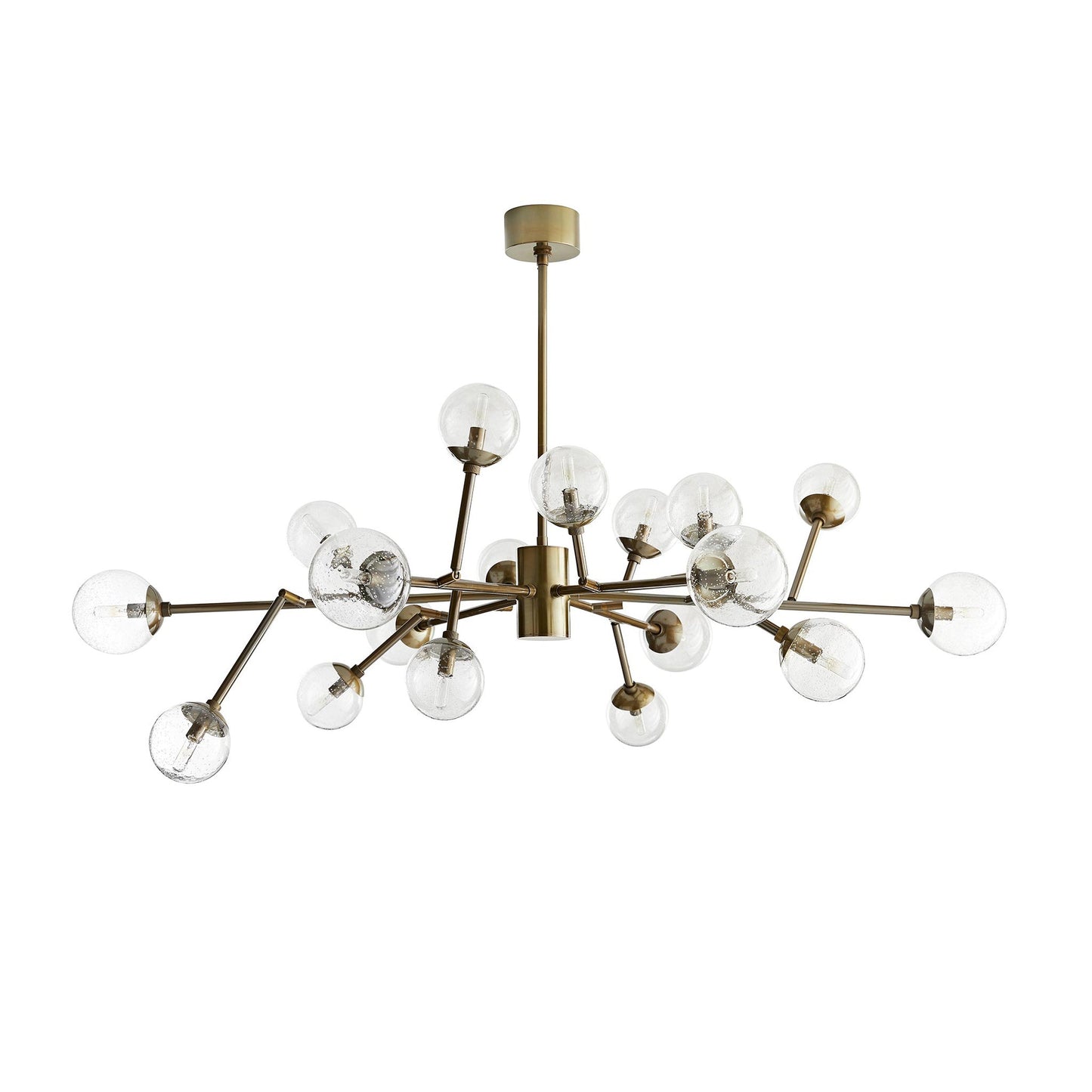 Winymond Chandelier Steel Or Brass & Glass 58"W