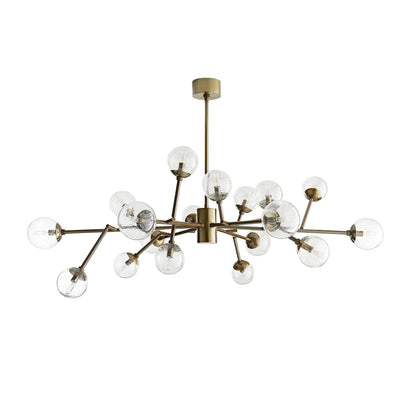 Winymond Chandelier Steel Or Brass & Glass 58"W