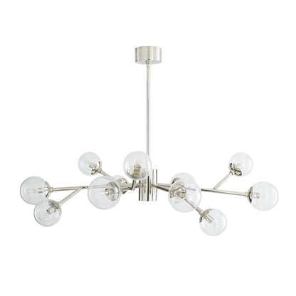 Winymond Chandelier Steel Or Brass & Glass 58"W