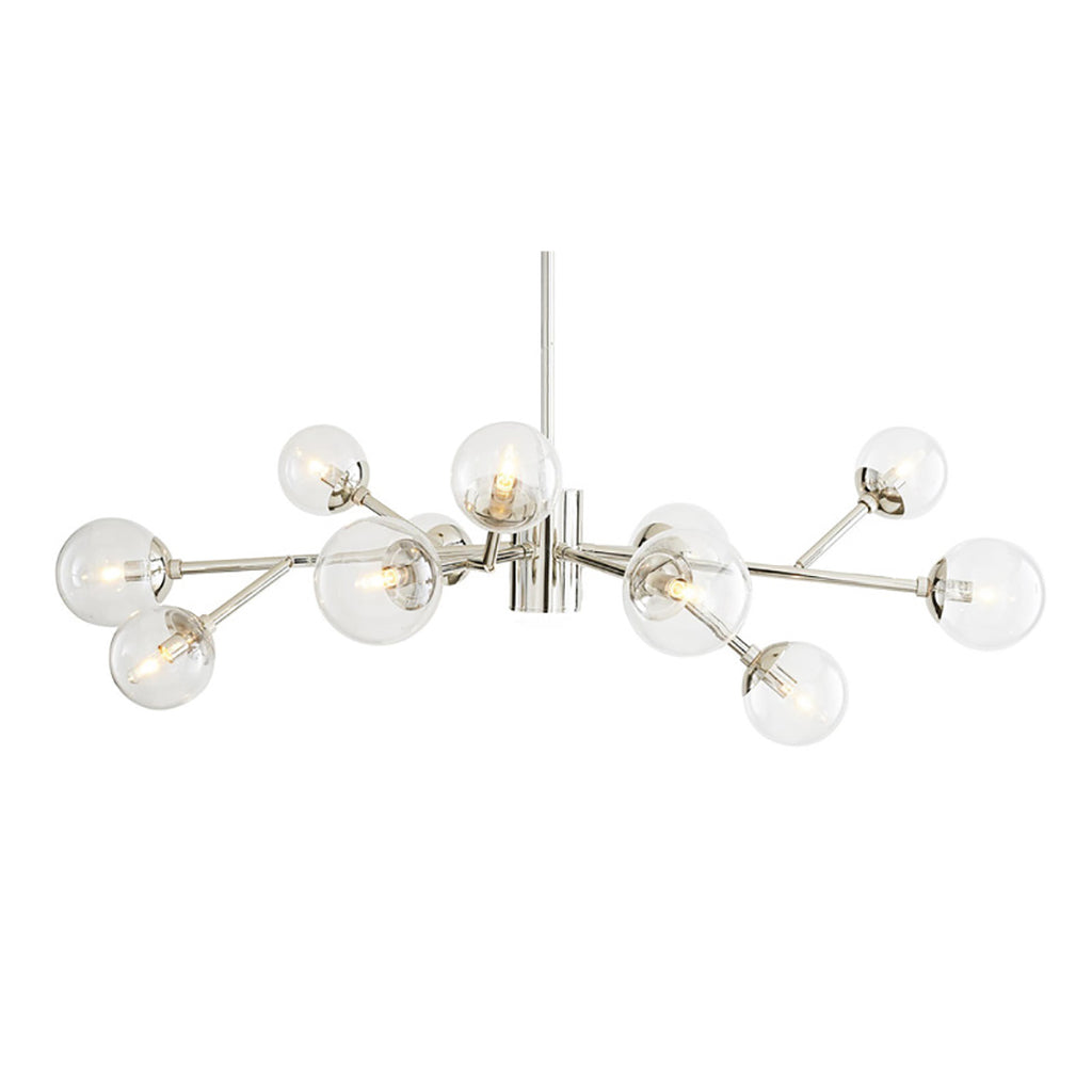 Winymond Chandelier Steel Or Brass & Glass 58"W