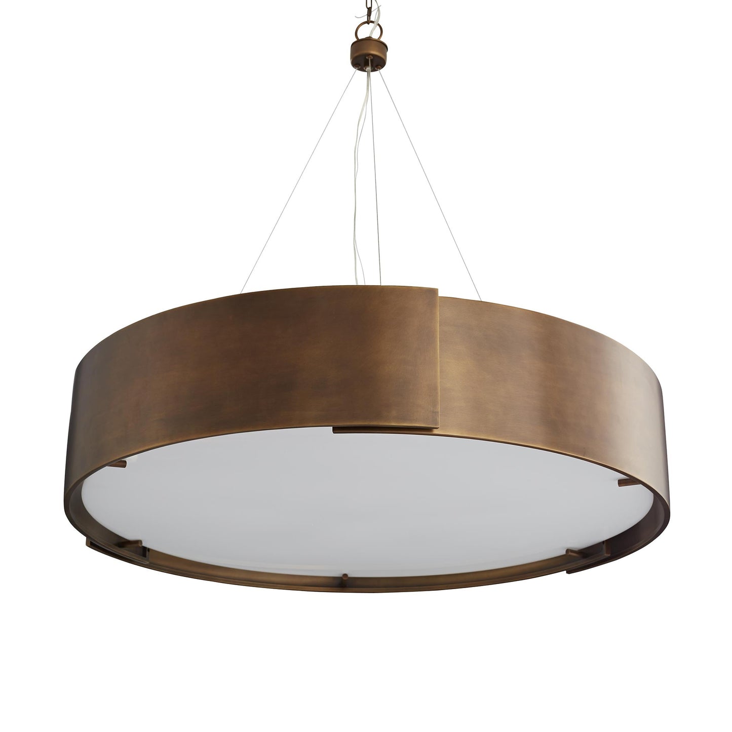 Solorix Chandelier Brass & Acrylic 42"D