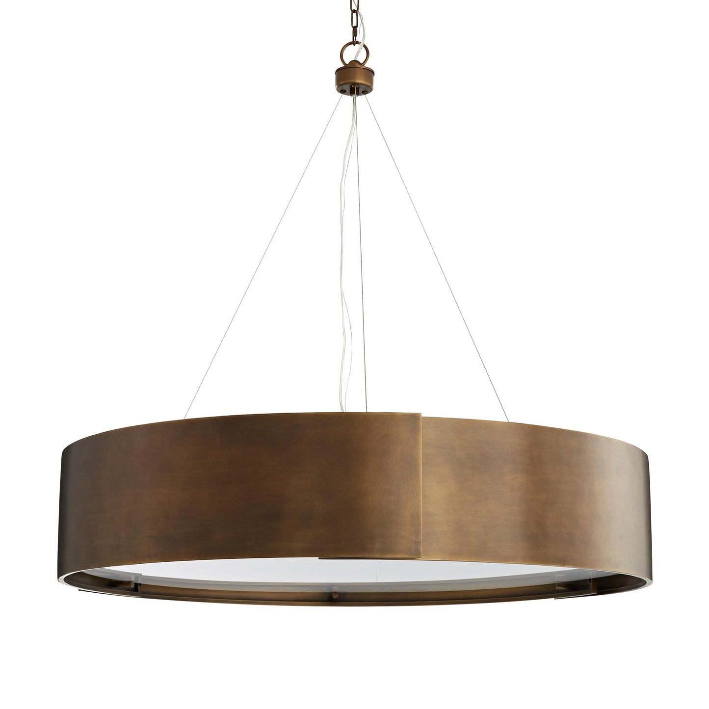 Solorix Chandelier Brass & Acrylic 42"D
