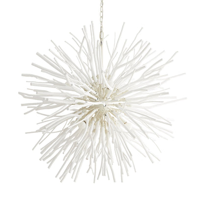 Rhoilume Chandelier Wood & Steel 43"D