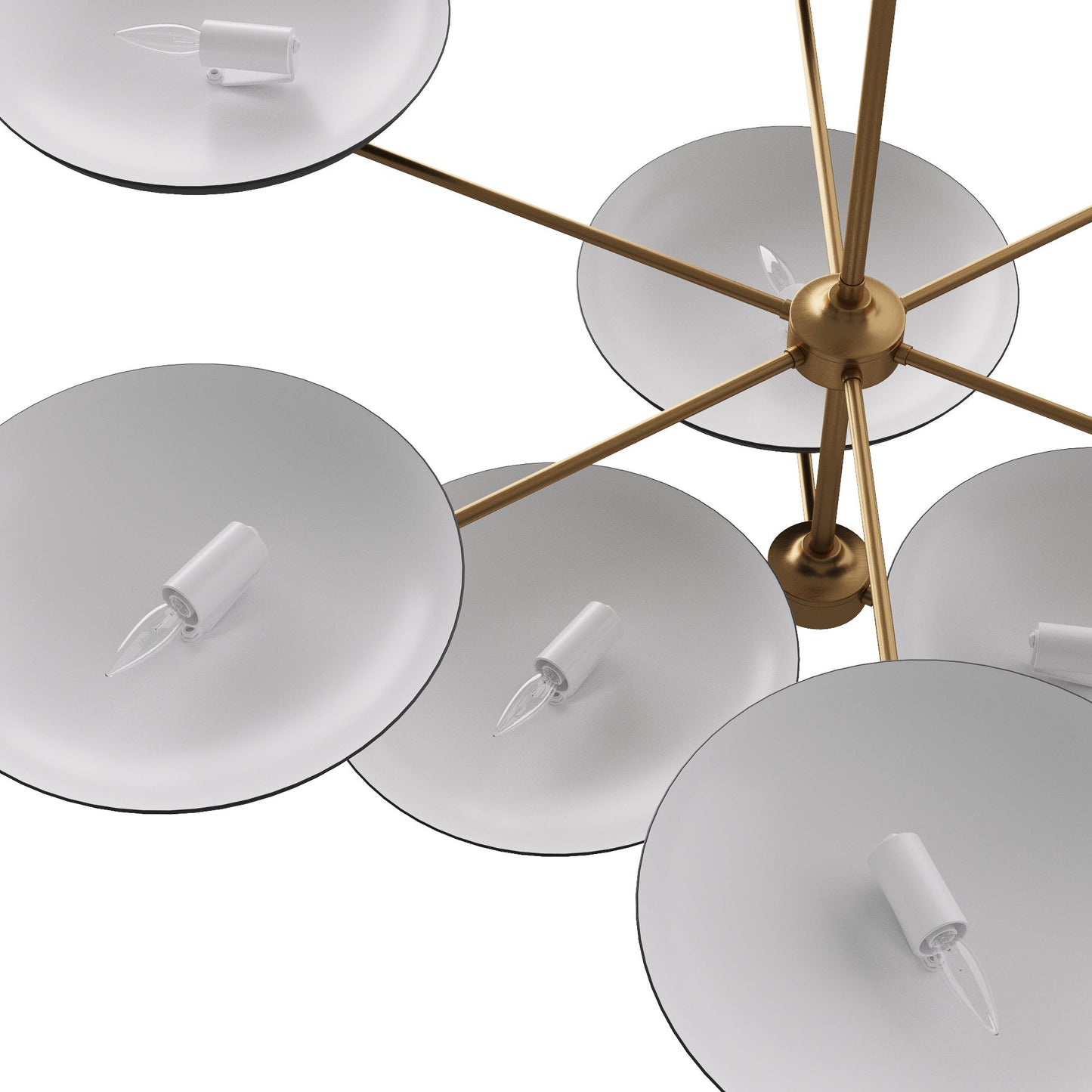 Kelysyl Chandelier Steel 40"D
