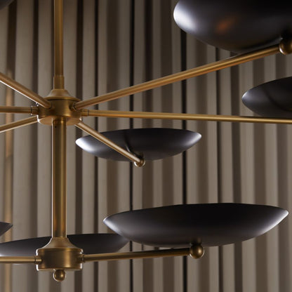 Kelysyl Chandelier Steel 40"D