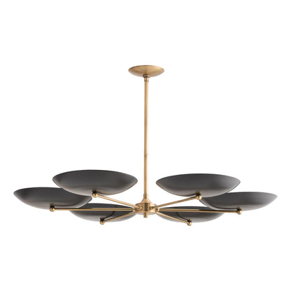 Kelysyl Chandelier Steel 40"D