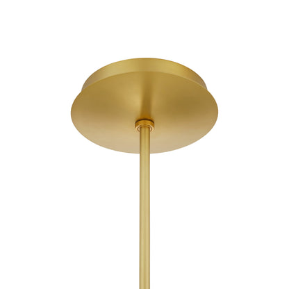 Norester Chandelier Glass & Steel 41"D