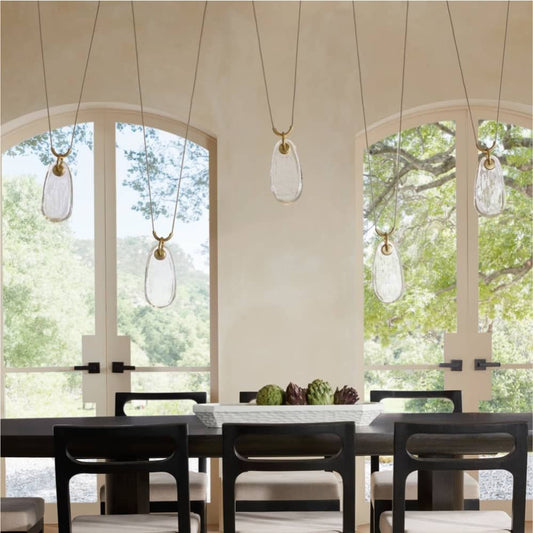 Jaraecyn Chandelier Iron & Glass 86"W x 24"D