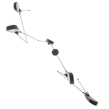 Jaraecyn Chandelier Iron & Glass 86"W x 24"D