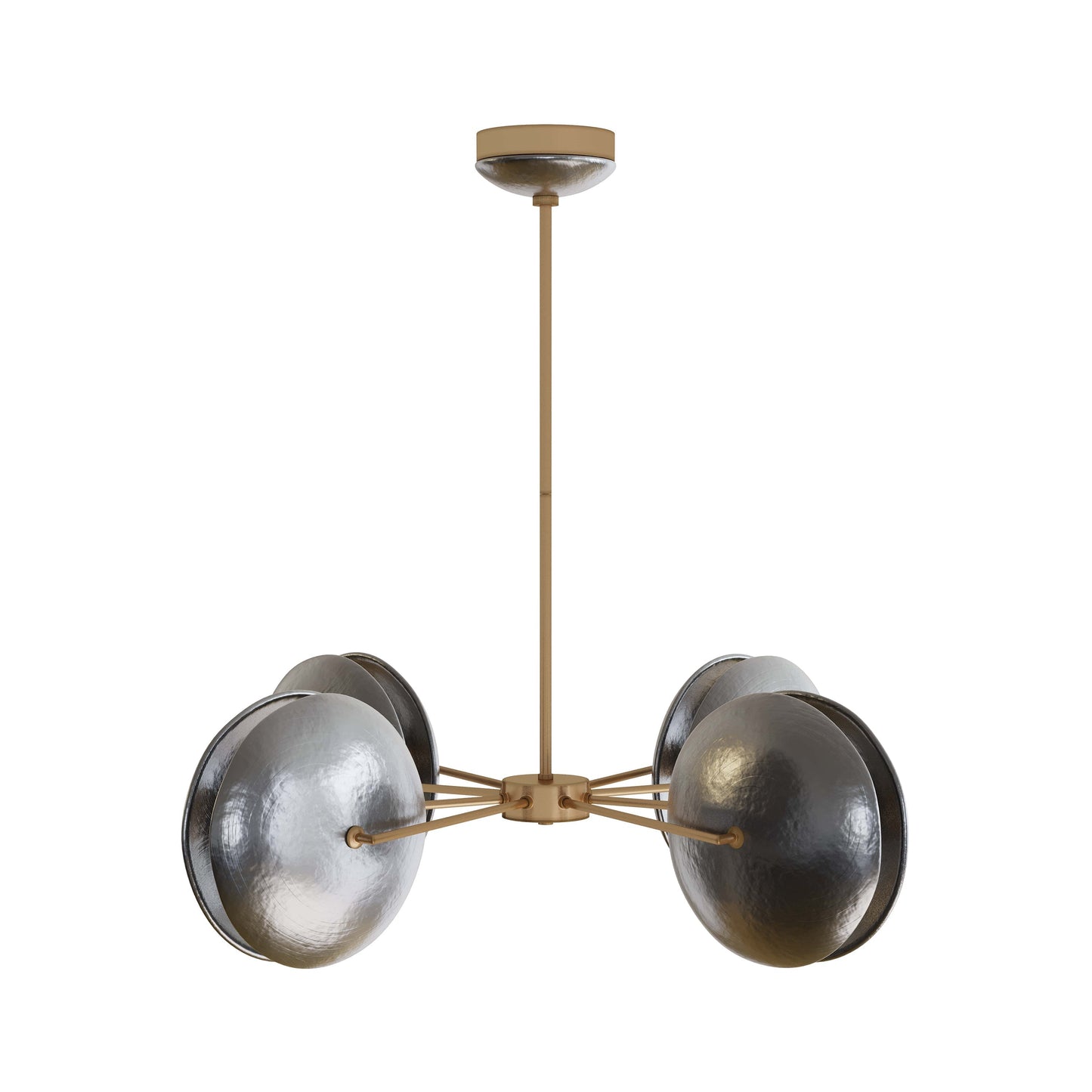 Sylaemond Chandelier Glass & Iron 40"D