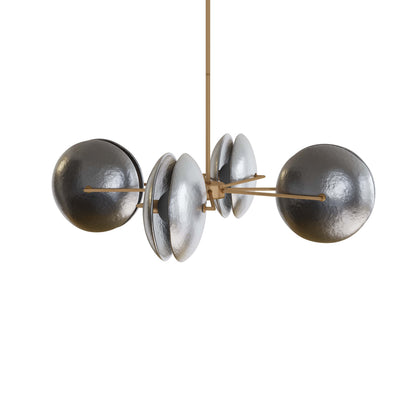 Sylaemond Chandelier Glass & Iron 40"D