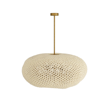 Verasera Chandelier Iron & Beech Wood 48"D