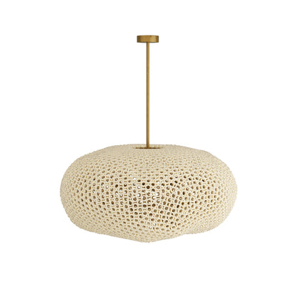 Verasera Chandelier Iron & Beech Wood 48"D