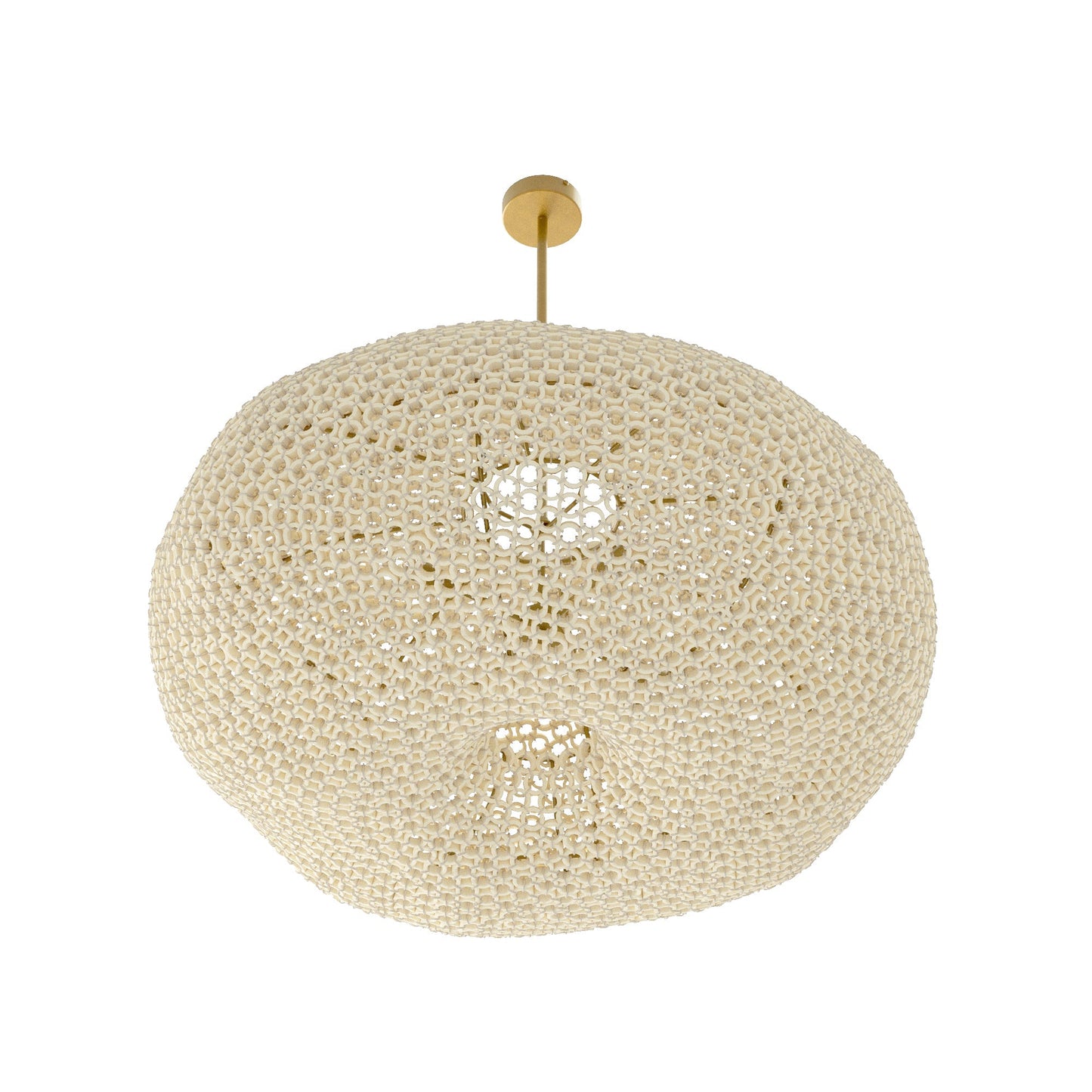 Verasera Chandelier Iron & Beech Wood 48"D