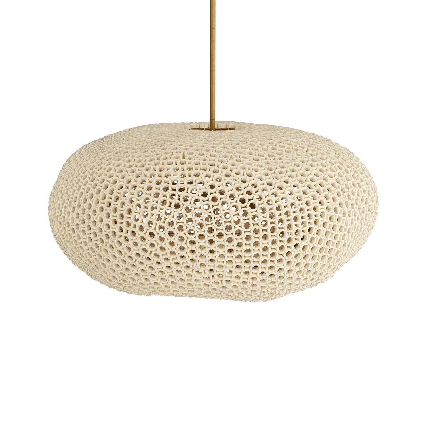 Verasera Chandelier Iron & Beech Wood 48"D