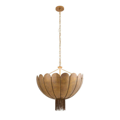 Nivivyn Chandelier Brass 30"D