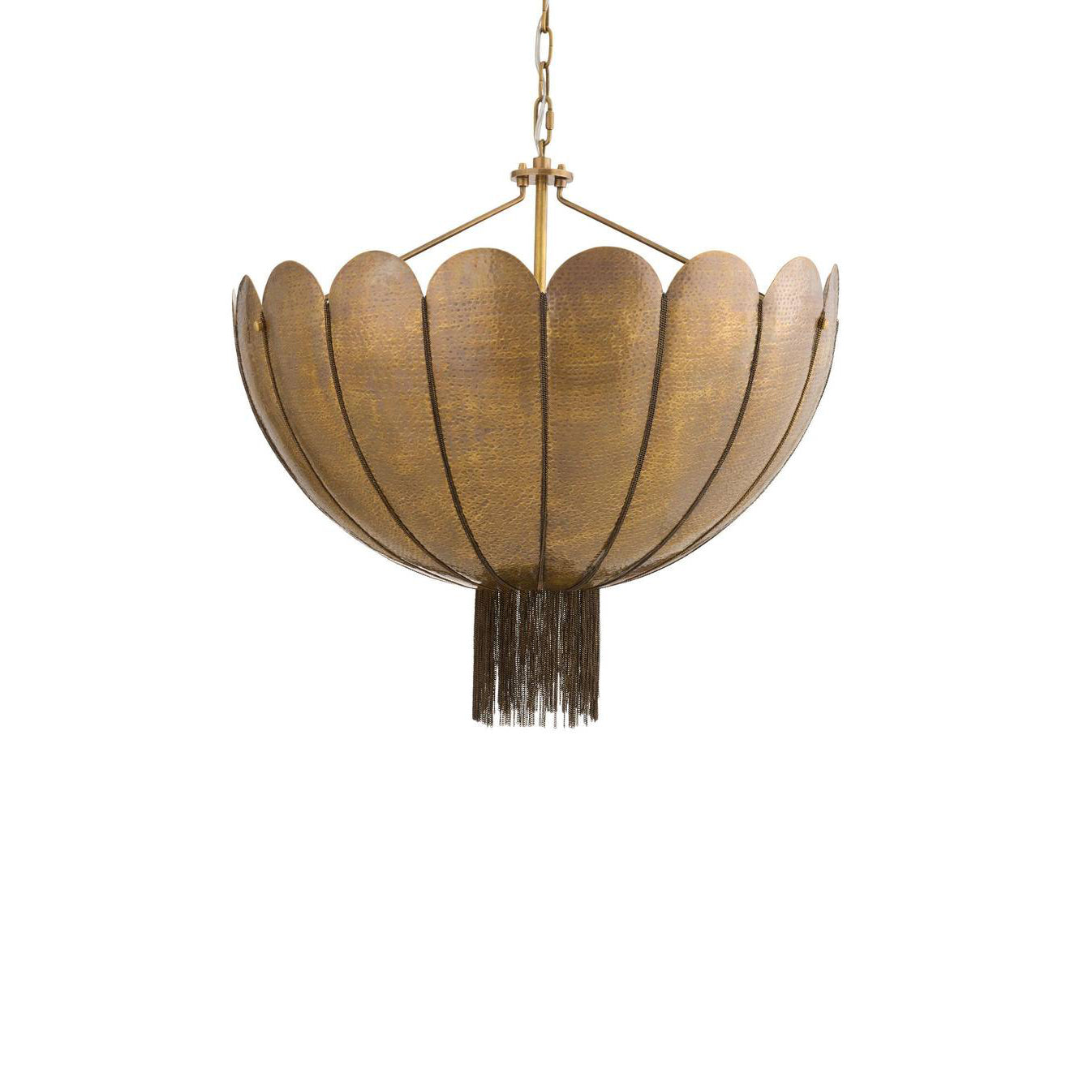Nivivyn Chandelier Brass 30"D