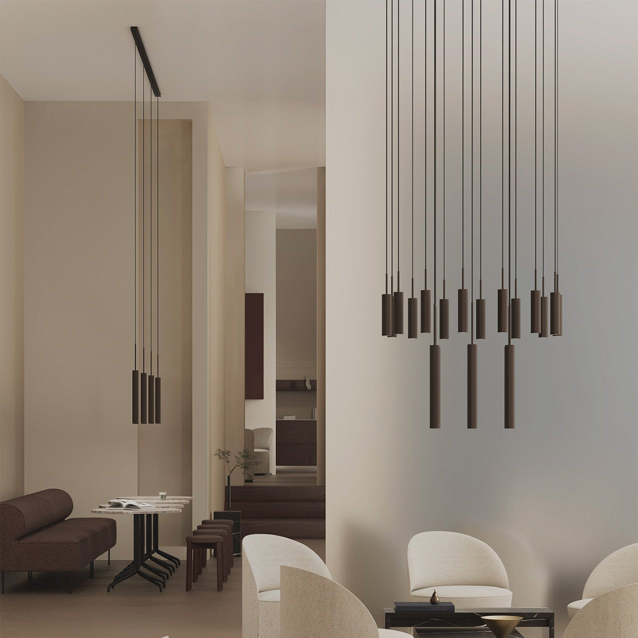 Ravionix Chandelier Aluminum & Steel
