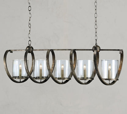 Bella Glass Chandelier 47" - Richardrider