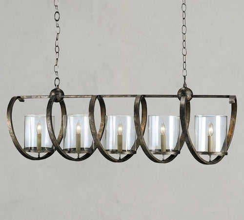 Bella Glass Chandelier 47" - Richardrider
