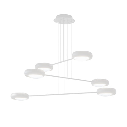Sylaevero S6 Chandelier Metal & Glass 59"W
