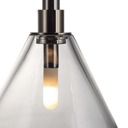 Dorarion Mini Rectangle LED Chandelier Mouth-blown Crystal With Metal Coating 54.3"W