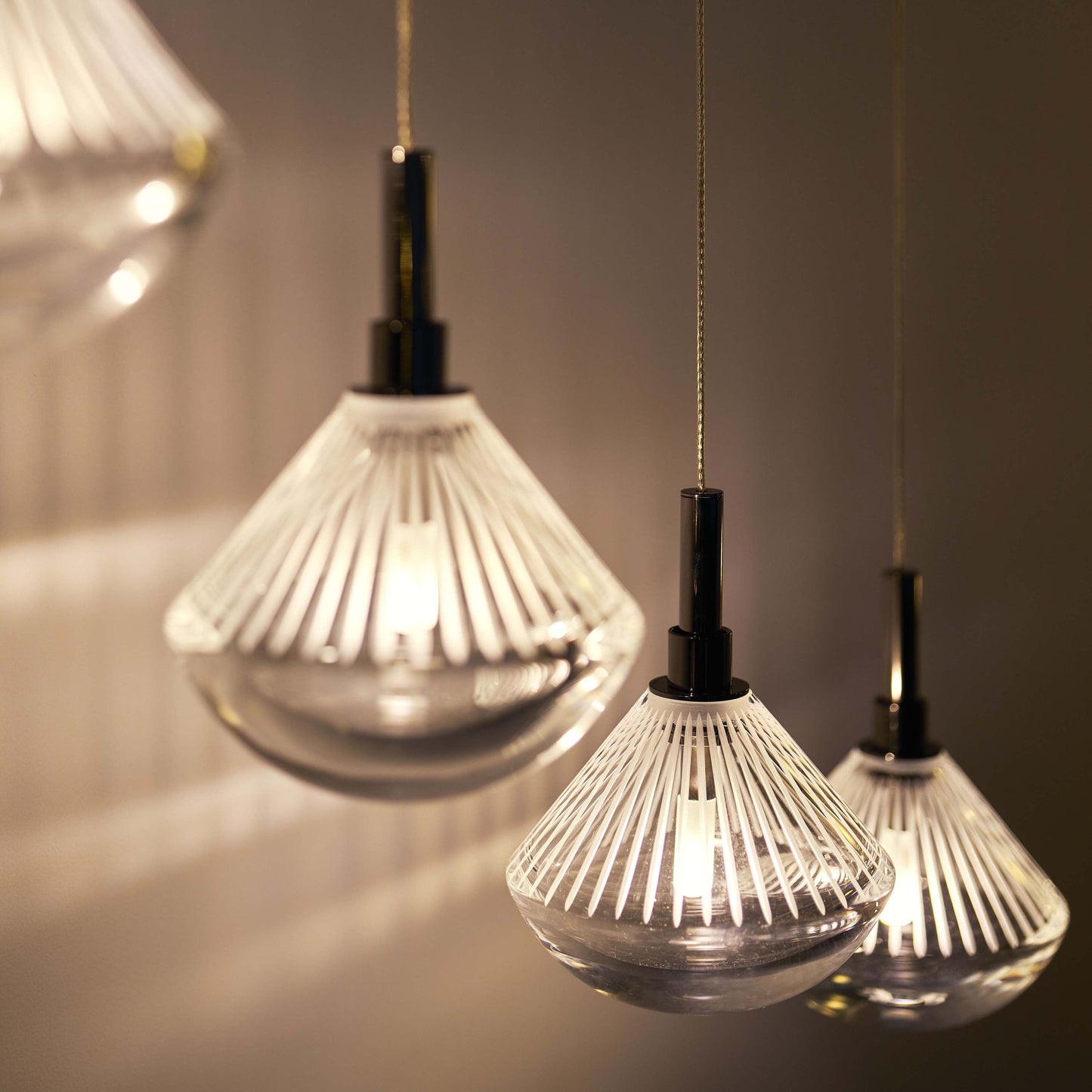Helevra Dust Square LED Chandelier Lead-free Crystal & Metal 36.6"W x 36.6"D