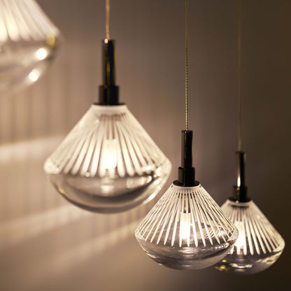 Helevra Dust Square LED Chandelier Lead-free Crystal & Metal 36.6"W x 36.6"D