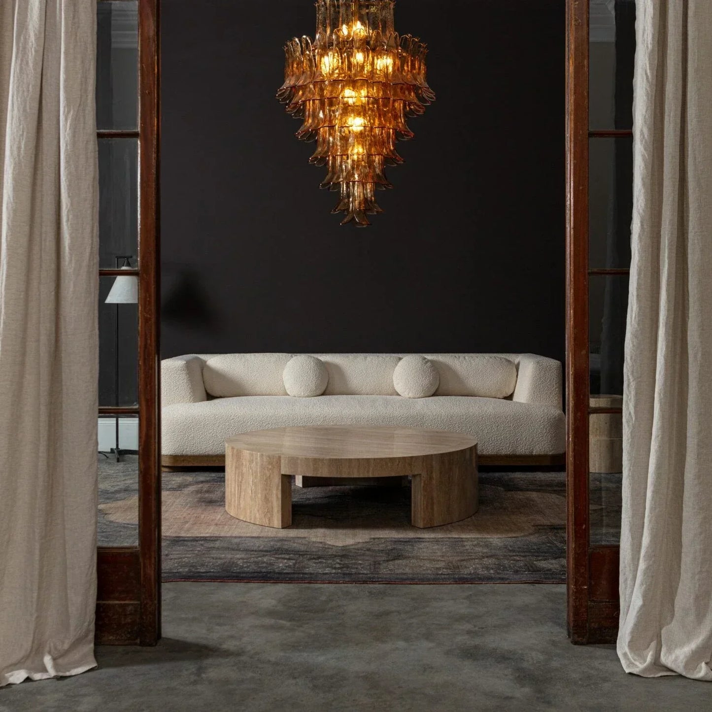 Amber Petalo Chandelier – 2 Sizes