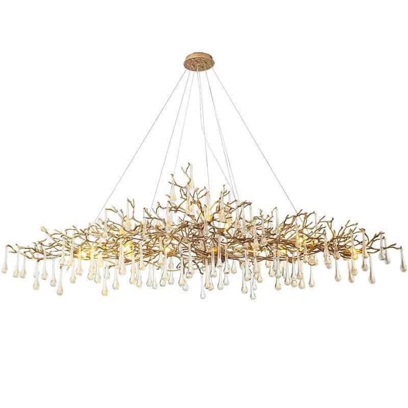 Doris Branch Crystal Chandelier Light - Richardrider