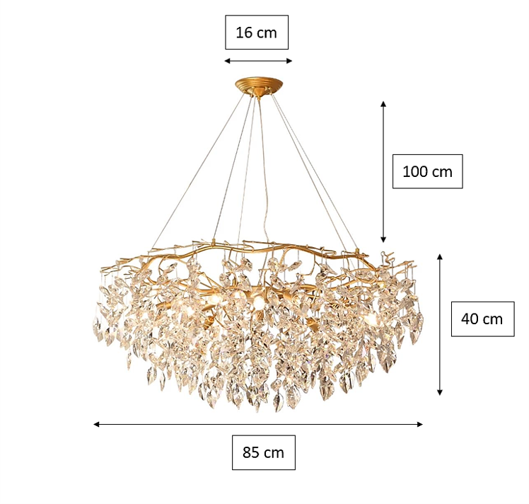 Doris Round Modern Branch Chandeliers - Richardrider