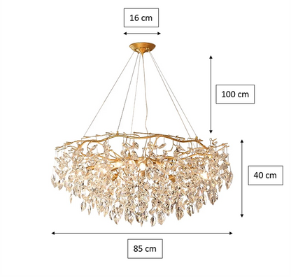 Doris Round Modern Branch Chandeliers - Richardrider